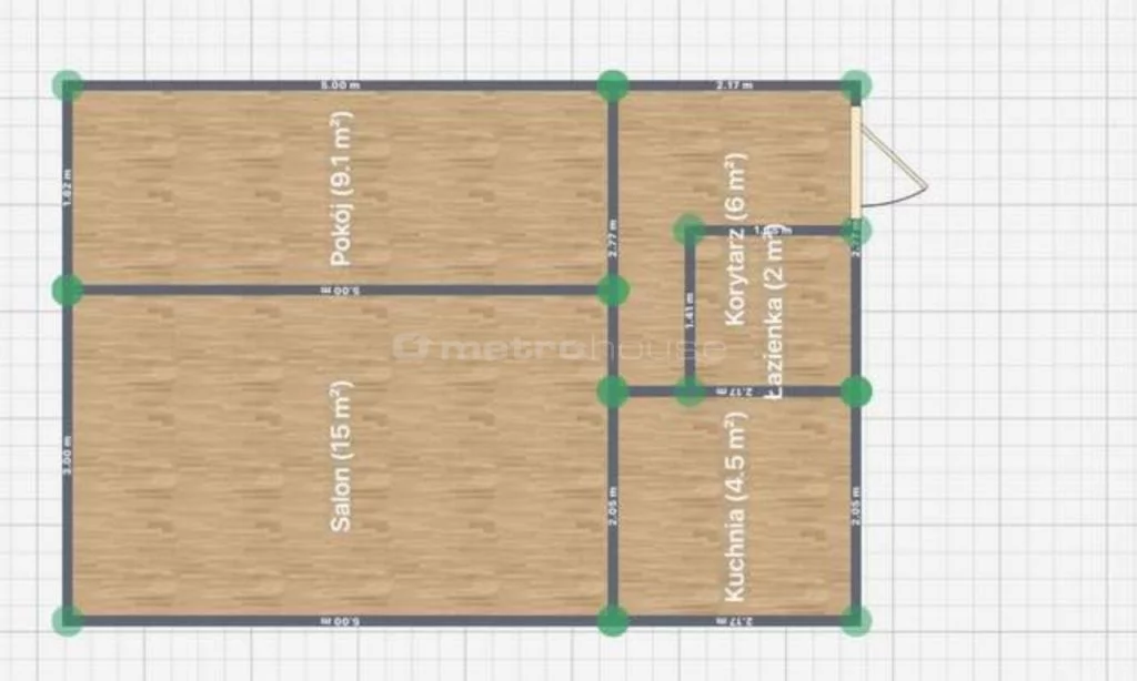 2 pokoje, mieszkanie 37,50 m², piętro 3, oferta nr , SMSOZI735, Kraków, Mistrzejowice, Nowa Huta, Osiedle Jagiellońskie