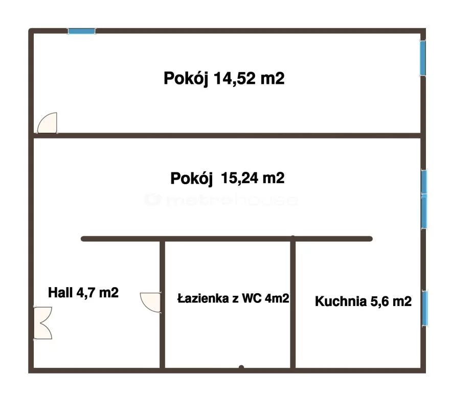 2 pokoje, mieszkanie 43,50 m², piętro 2, oferta nr , SMKEDI207, Zgierz, Parzęczewska