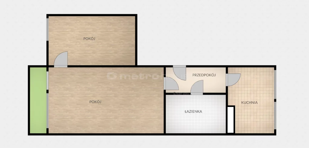 2 pokoje, mieszkanie 37,50 m², piętro 3, oferta nr , SMCESO239, Łódź, Bałuty, Bałuty, Plantowa