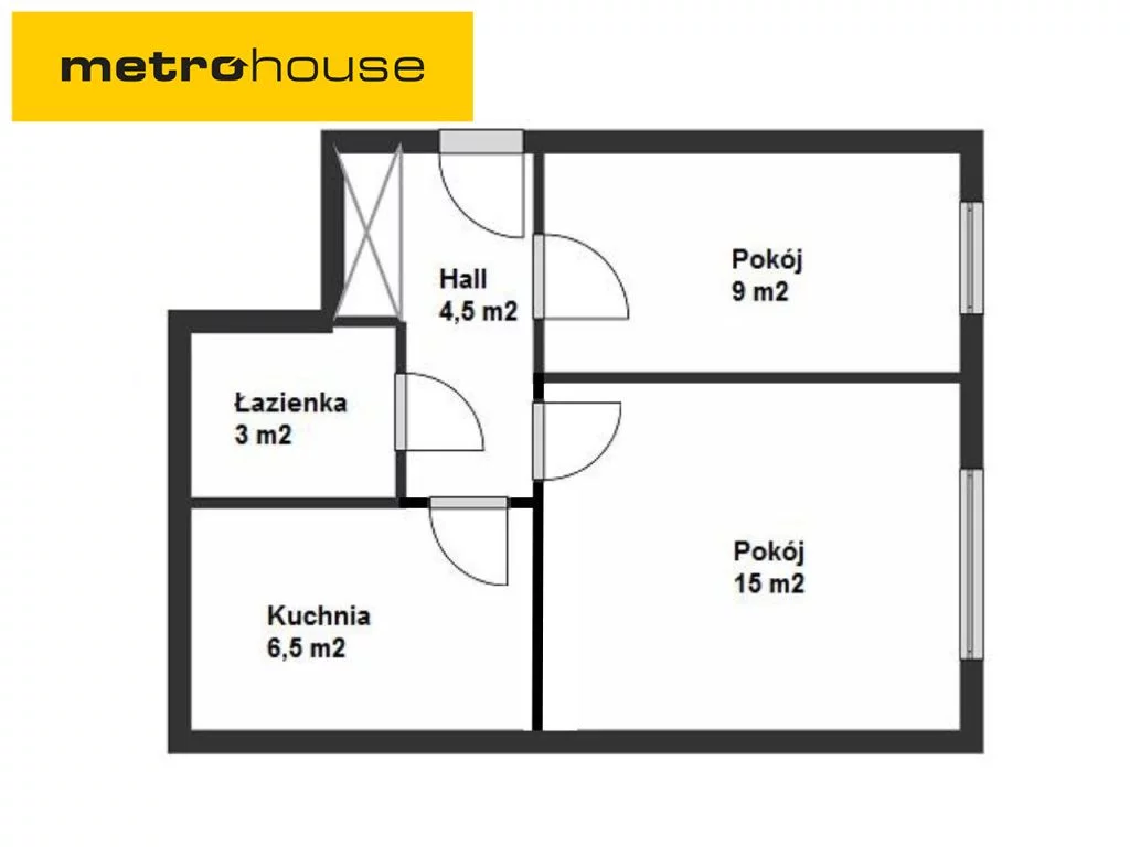 Mieszkanie dwupokojowe 38,00 m², Pruszków, Sprzedaż