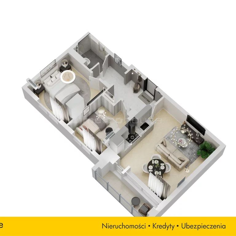 2 pokoje, mieszkanie 49,91 m², piętro 10, oferta nr , SMPAZA673, Warszawa, Bemowo, Bemowo, Rozłogi