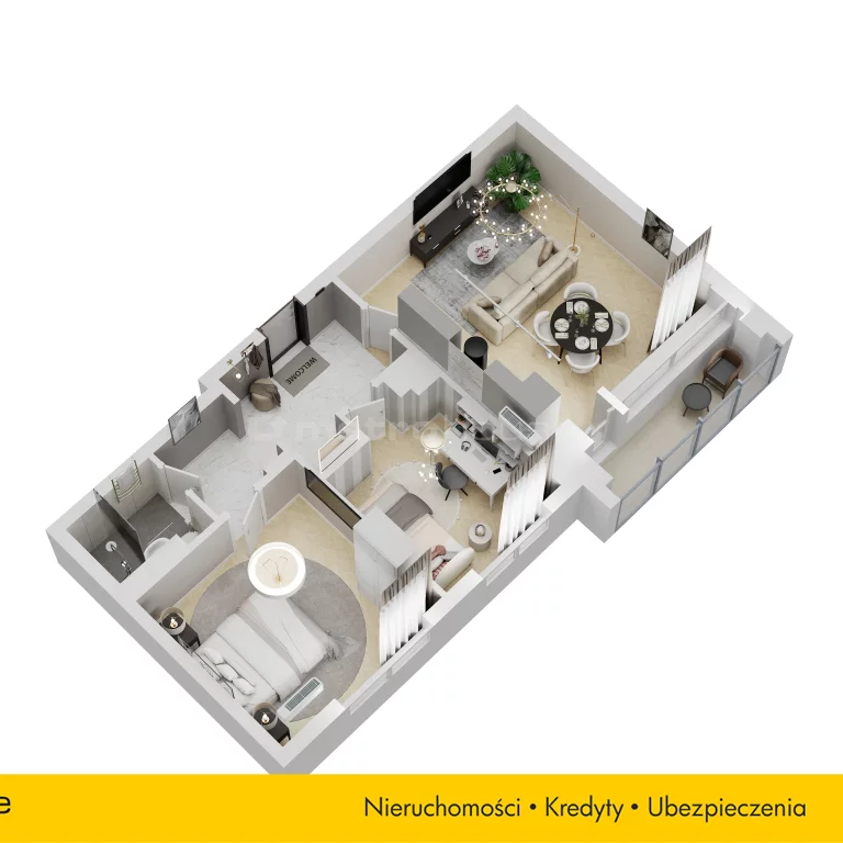 2 pokoje, mieszkanie 49,91 m², piętro 10, oferta nr , SMPAZA673, Warszawa, Bemowo, Bemowo, Rozłogi