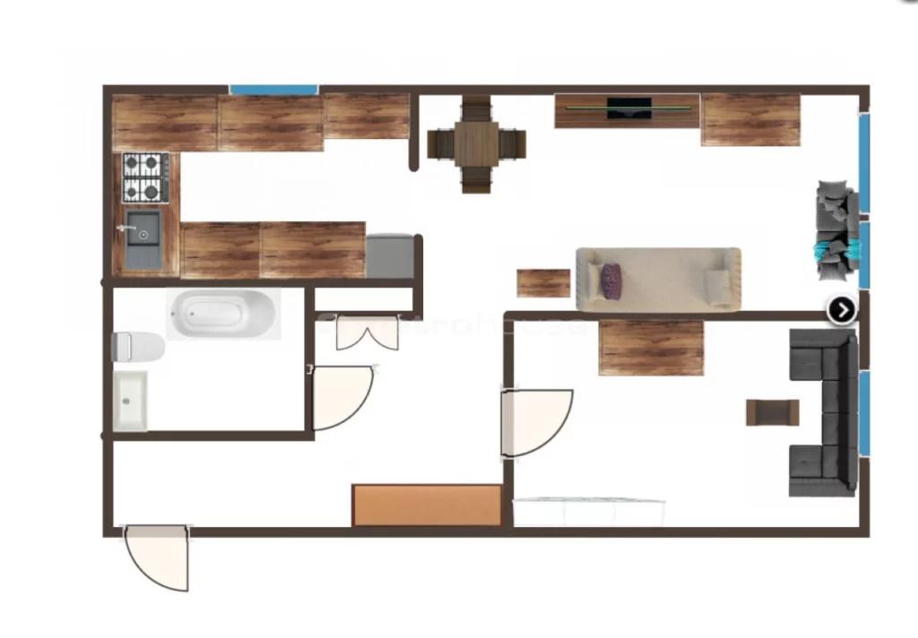 2 pokoje, mieszkanie 43,00 m², piętro 4, oferta nr , SMHOFO799, Głowno, Sikorskiego
