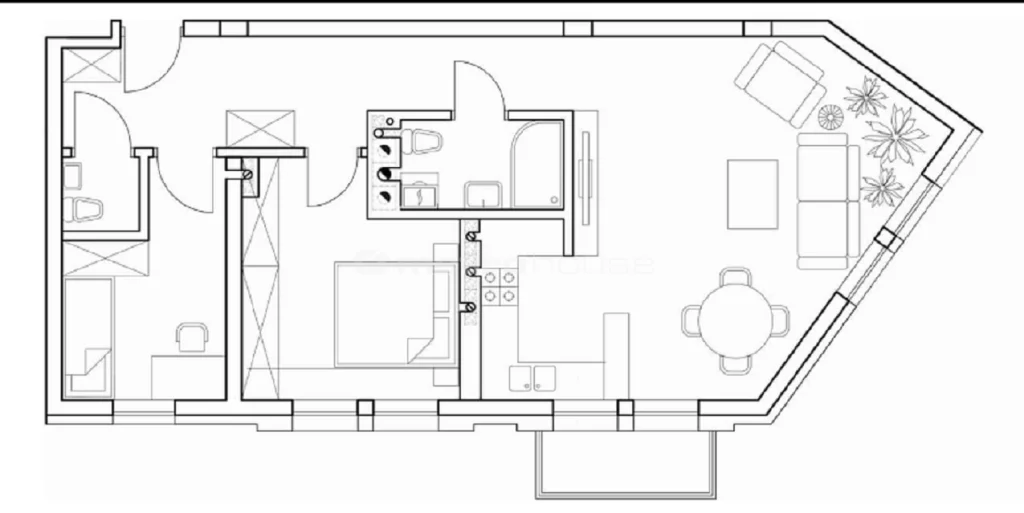 Mieszkanie na sprzedaż, 71,00 m², 2 pokoje, 2 piętro, oferta nr SMMOMA419