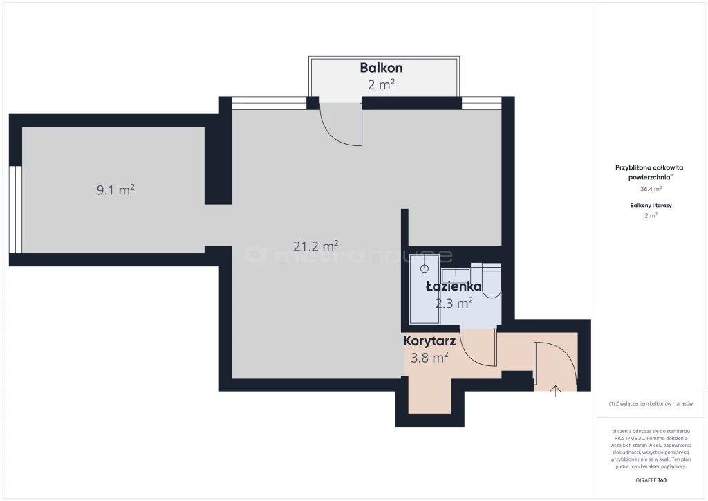 2 pokoje, apartament 38,05 m², piętro 2, oferta nr , SMFOTY549, Warszawa, Wola, Wola, Smocza