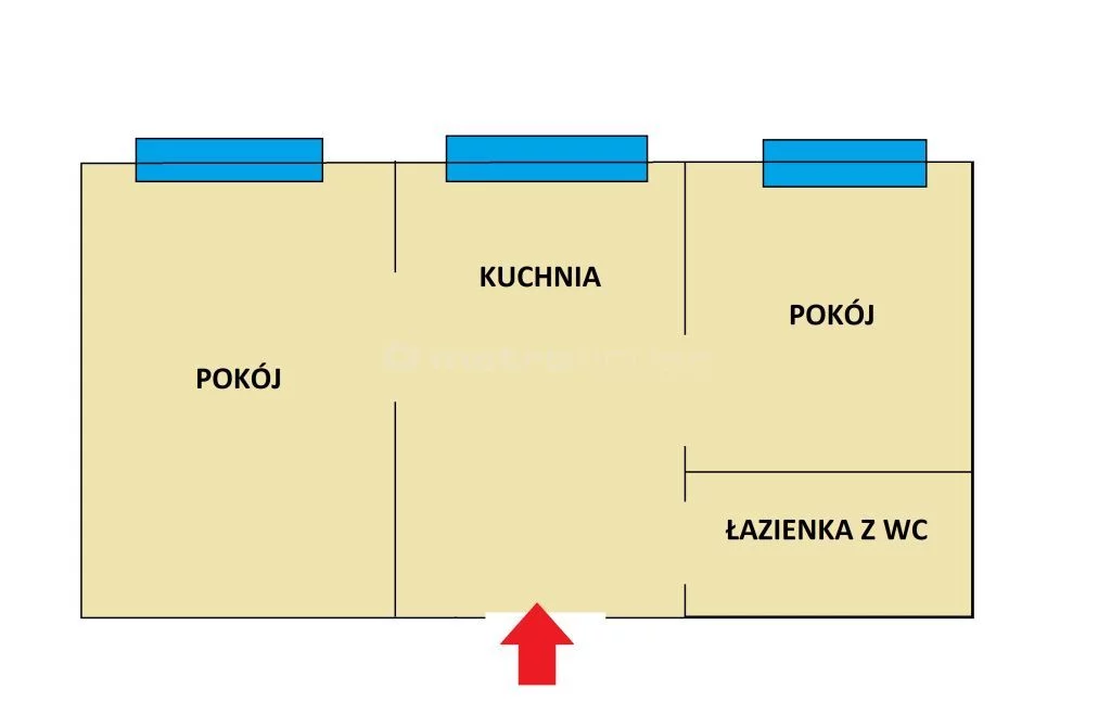 2 pokoje, mieszkanie 39,20 m², parter, oferta nr , SMJOFA140, Sokołów Podlaski