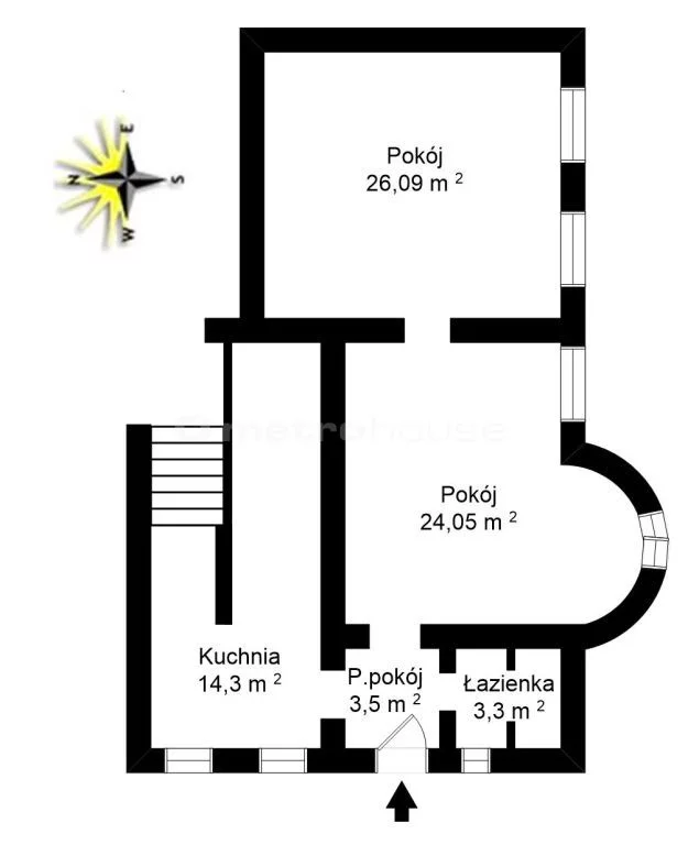 2 pokoje, mieszkanie 72,05 m², parter, oferta nr , FOXA476, Inowrocław, Solankowa
