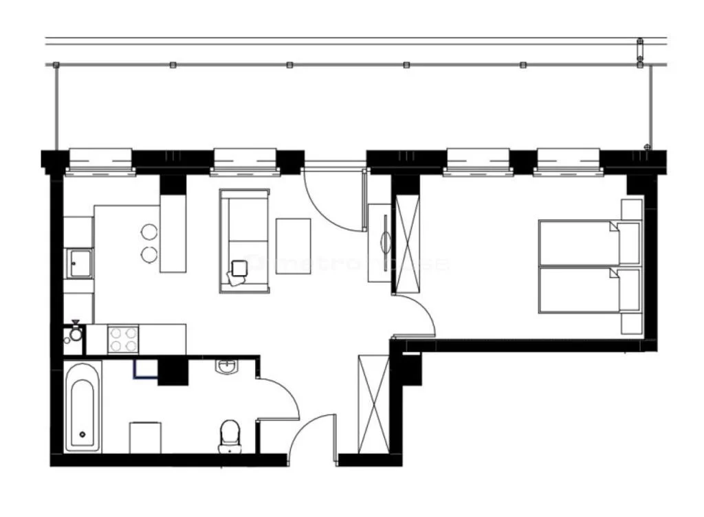 2 pokoje, mieszkanie 50,45 m², piętro 1, oferta nr , SMTEGI111, Stargard