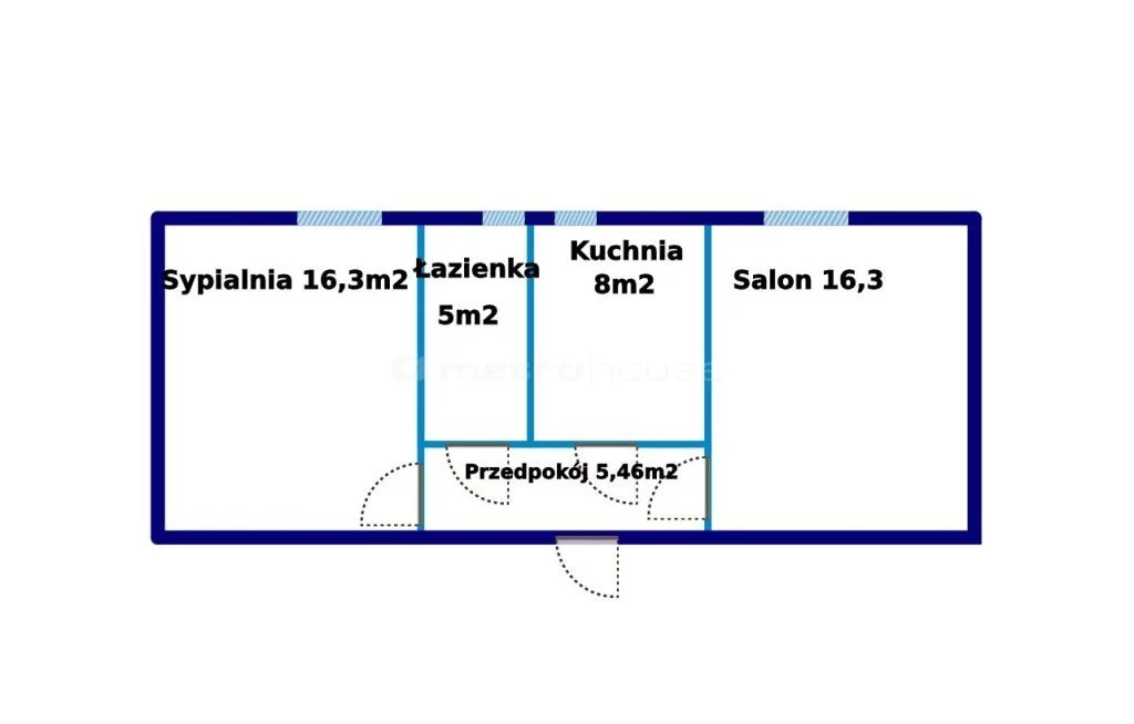 2 pokoje, mieszkanie 51,00 m², piętro 2, oferta nr , SMMUHI335, Słupsk, Szczecińska