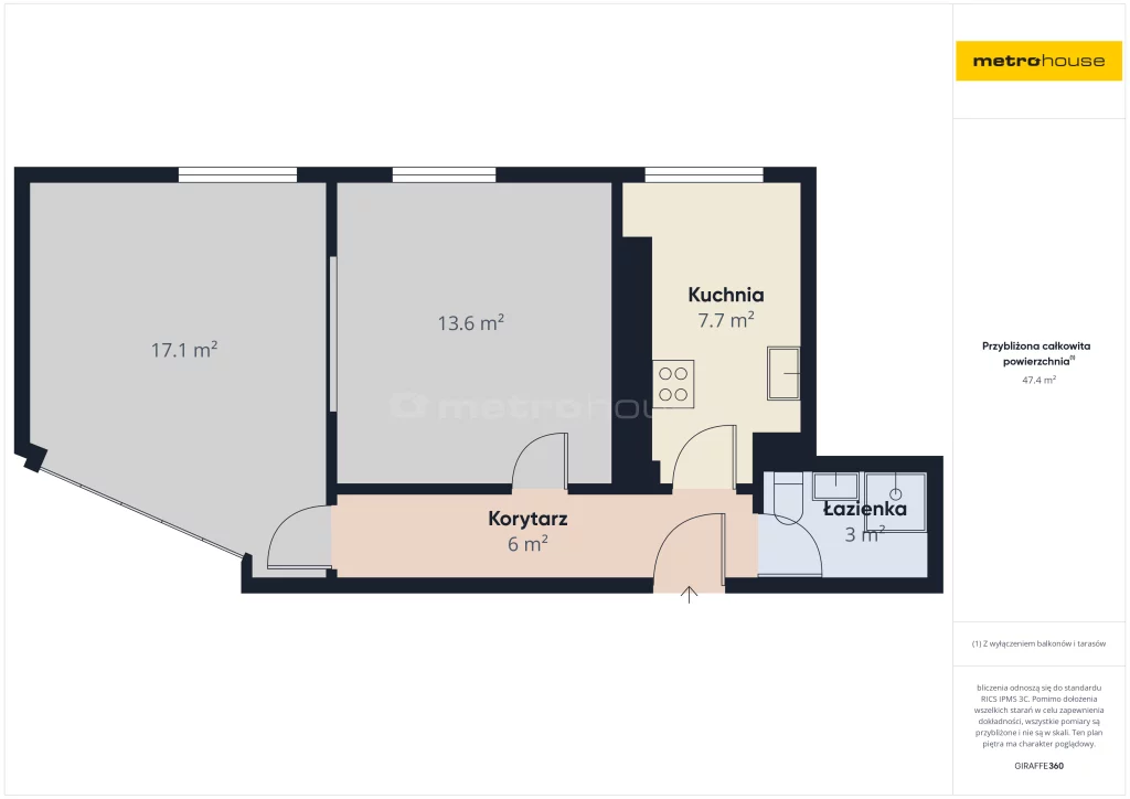 2 pokoje, mieszkanie 54,10 m², piętro 2, oferta nr , SMHOCY508, Bolesławiec, Tamka