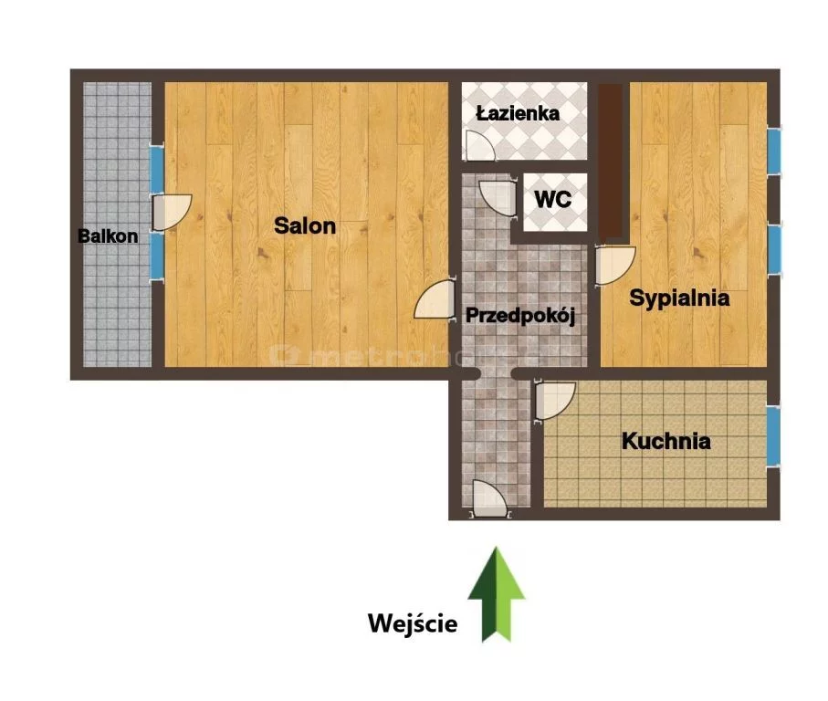 2 pokoje, mieszkanie 52,50 m², piętro 3, oferta nr , SMTISI136, Zabrze, Tatarkiewicza