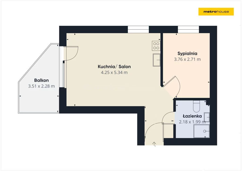 2 pokoje, mieszkanie 40,33 m², parter, oferta nr , SMDILI707, Tychy