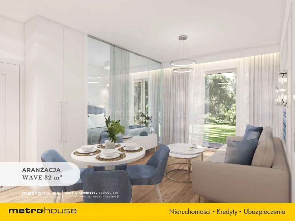 2 pokoje, mieszkanie 32,06 m², piętro 1, oferta nr , SMNUPA726, Ustronie Morskie