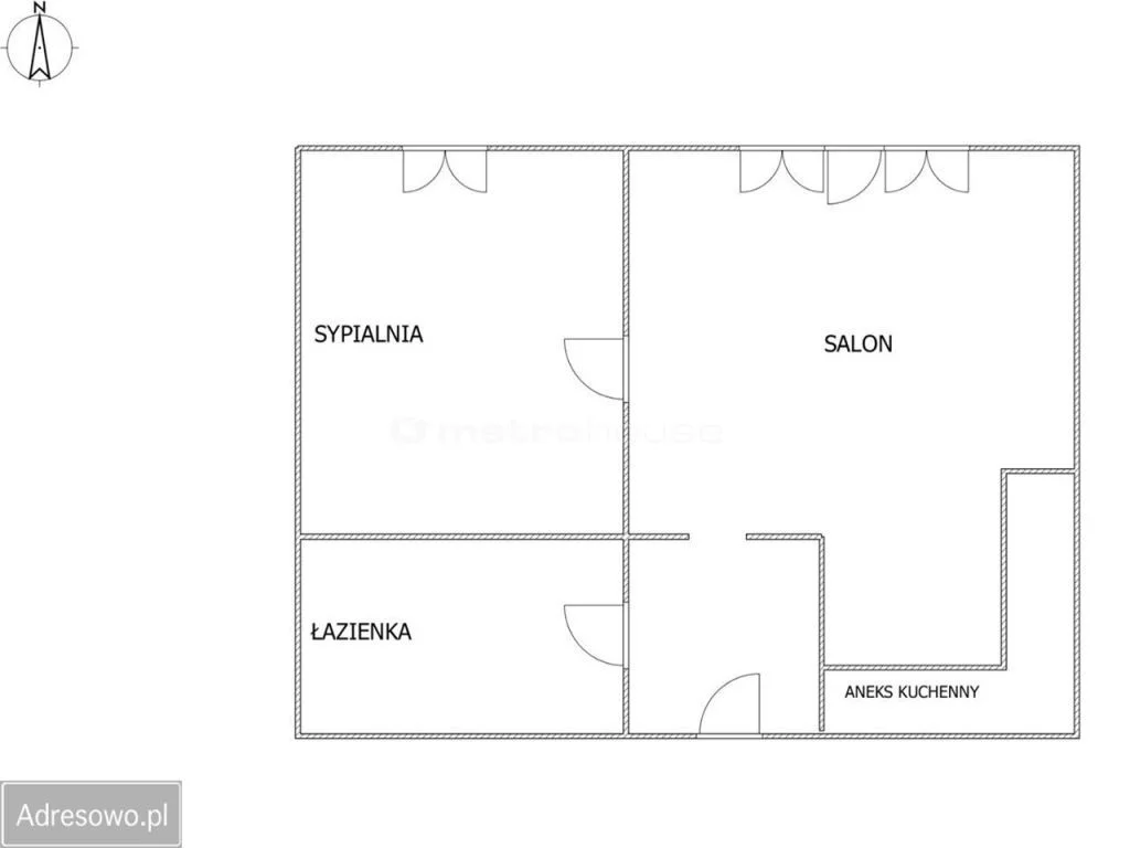 2 pokoje, mieszkanie 30,90 m², parter, oferta nr , SMNACA357, Warszawa, Mokotów, Mokotów