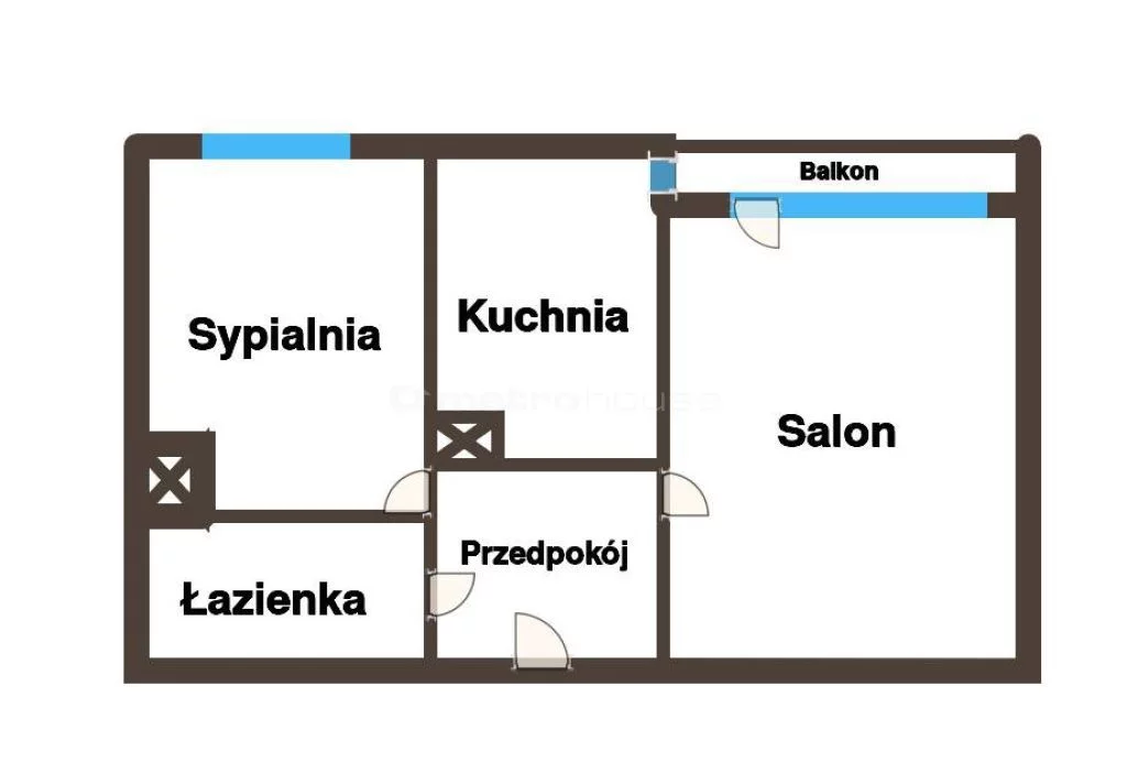 2 pokoje, mieszkanie 46,20 m², piętro 4, oferta nr , SMBIJY621, Rybnik, Wawelska