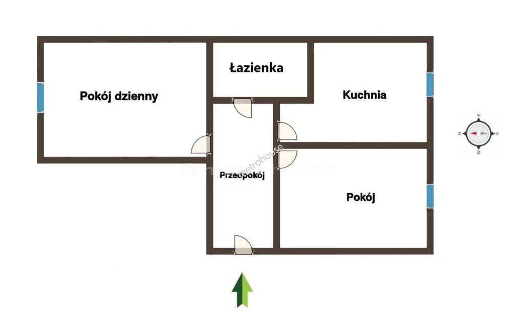 2 pokoje, mieszkanie 38,70 m², piętro 2, oferta nr , SMGUGA246, Zabrze, Witkacego