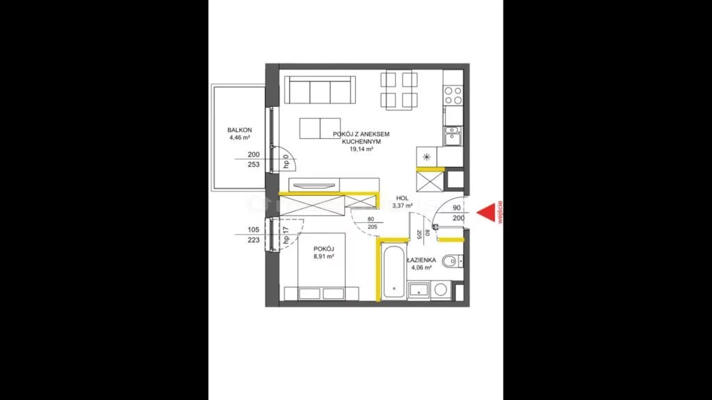 2 pokoje, apartament 35,48 m², piętro 3, oferta nr , SMJABY531, Warszawa, Białołęka, Białołęka, Włodkowica