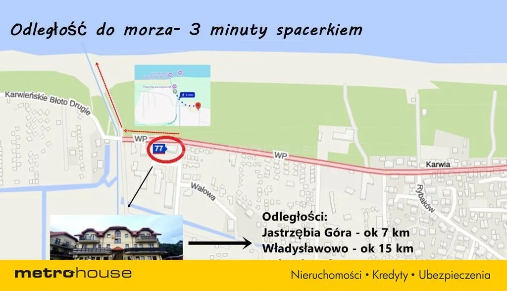 2 pokoje, mieszkanie 38,37 m², piętro 1, oferta nr , SMFAPE963, Karwia, Wojska Polskiego