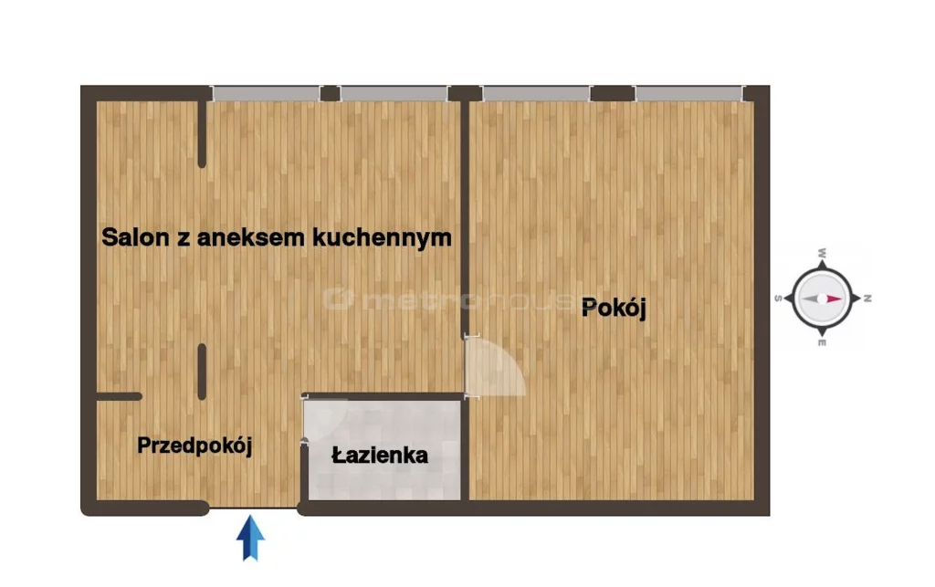 2 pokoje, mieszkanie 50,28 m², piętro 5, oferta nr , SMBUTE120, Zabrze, Wolności