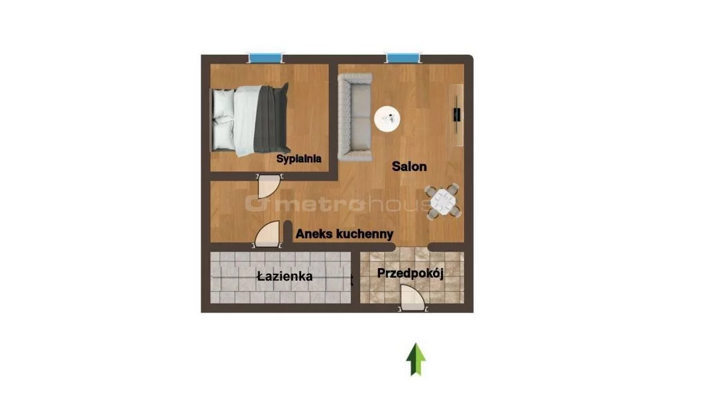 2 pokoje, mieszkanie 31,07 m², piętro 3, oferta nr , SMTAPA998, Zabrze, Maciejów, Maciejów, Wolności