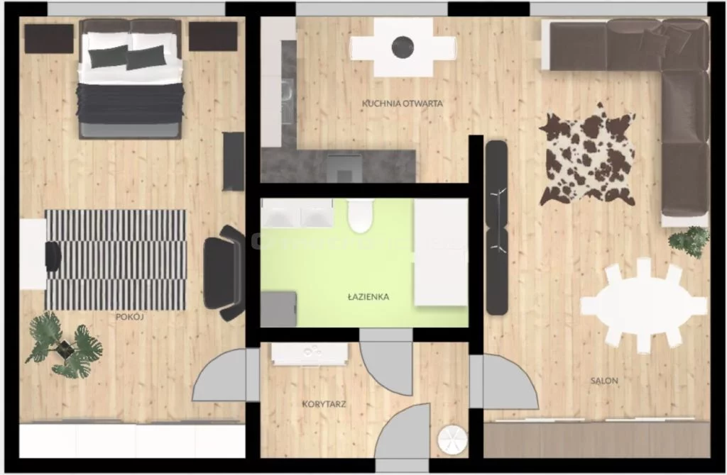 2 pokoje, mieszkanie 38,00 m², piętro 3, oferta nr , SMNUKU950, Konin, Wyszyńskiego
