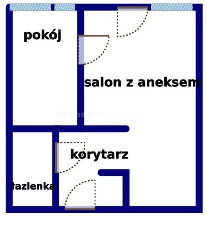 Mieszkanie dwupokojowe 33,35 m², Szczecin, Śródmieście, Centrum, Wyzwolenia, Sprzedaż