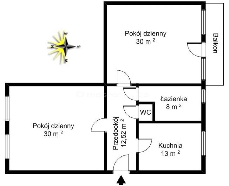 2 pokoje, mieszkanie 94,02 m², piętro 1, oferta nr , WEHO327, Zegrze