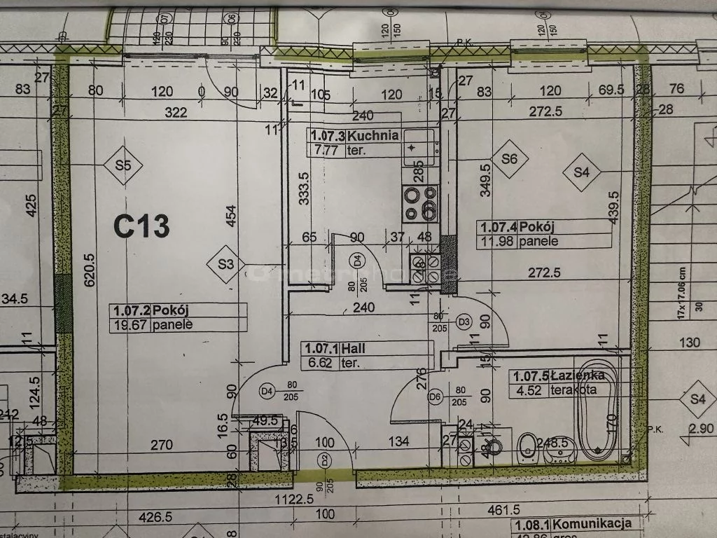 2 pokoje, mieszkanie 50,50 m², piętro 1, oferta nr , SMFALA422, Biała Podlaska, Żeromskiego