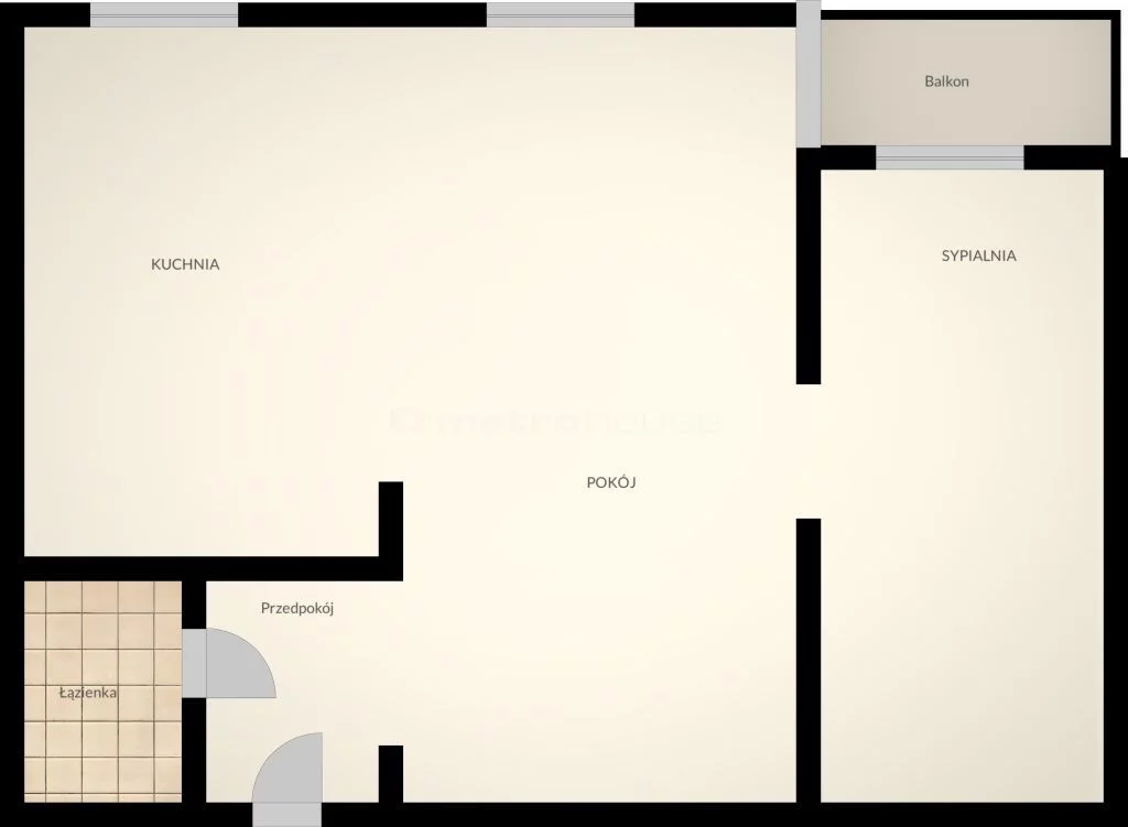 2 pokoje, mieszkanie 32,48 m², piętro 6, oferta nr , WMCIZO332, Łódź, Górna, Górna, Cieszkowskiego