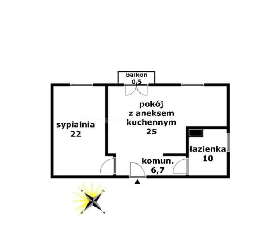 2 pokoje, apartament 63,70 m², piętro 4, oferta nr , SEKO762, Słupsk, Kaszubska