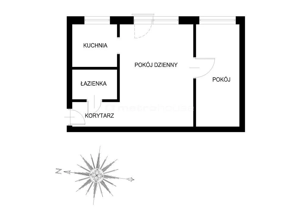 2 pokoje, mieszkanie 35,25 m², piętro 2, oferta nr , WMFIJU343, Skierniewice, Olszewskiej
