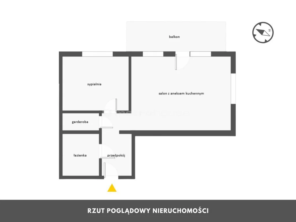 2 pokoje, mieszkanie 57,20 m², piętro 2, oferta nr , WMPOFU986, Grzybowo, Piaskowa