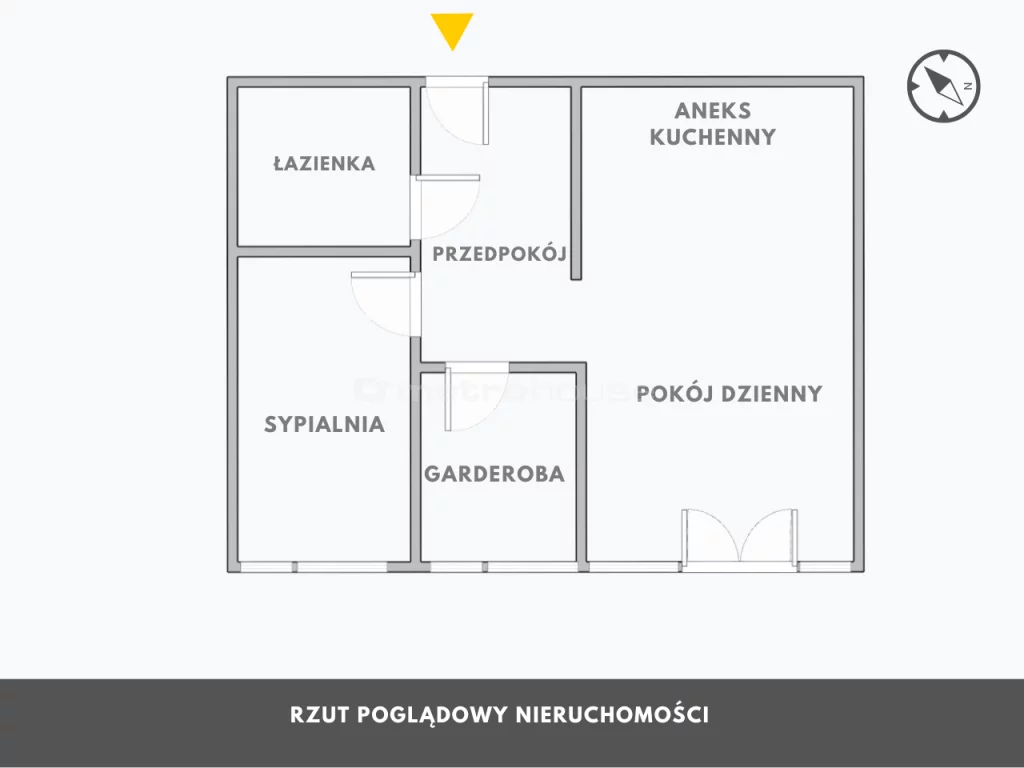 2 pokoje, mieszkanie 48,00 m², piętro 4, oferta nr , WMCOHO898, Szczecin, Zachód, Pomorzany, Powstańców Wielkopolskich