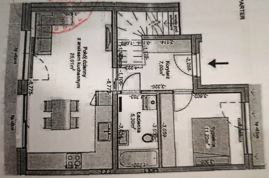 2 pokoje, mieszkanie 48,53 m², parter, oferta nr , WMLUPY253, Dębogórze, Sezamkowa