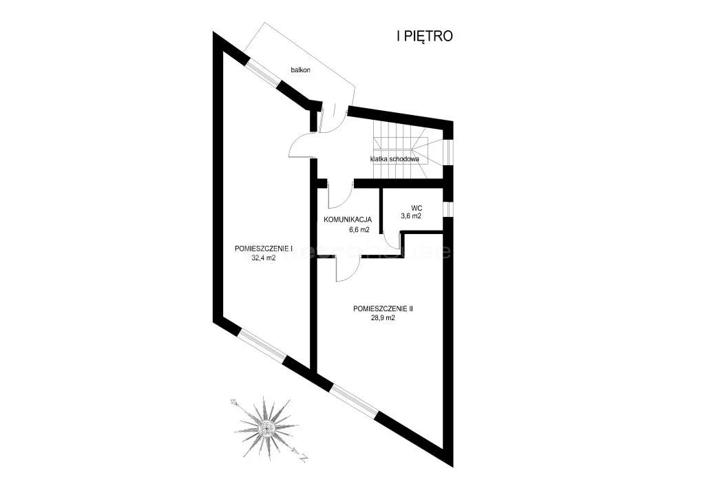 2 pokoje, mieszkanie 72,00 m², piętro 1, oferta nr , WMHIRE517, Skierniewice