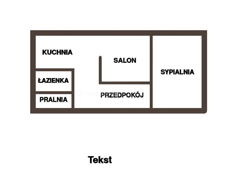 2 pokoje, mieszkanie 46,90 m², piętro 3, oferta nr , WMTOJI442, Szczytnica