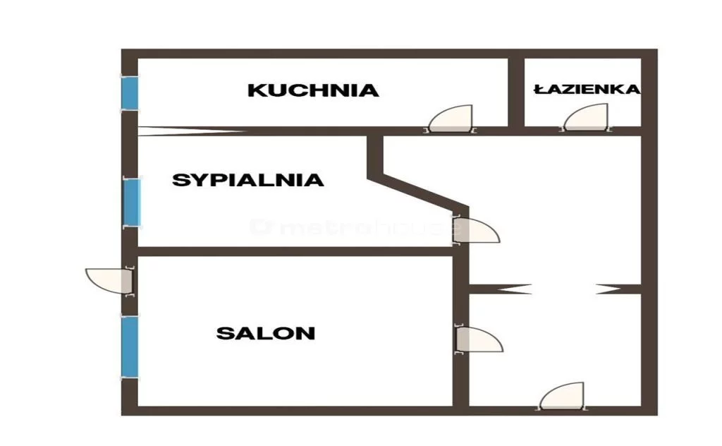 2 pokoje, mieszkanie 38,57 m², piętro 1, oferta nr , WMKAJO549, Biała Podlaska, Terebelska