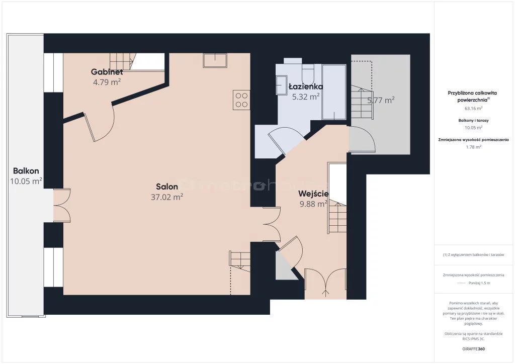 3 pokoje, apartament 60,40 m², piętro 2, oferta nr , SMSALU664, Warszawa, Śródmieście, Śródmieście, Al. Jerozolimskie