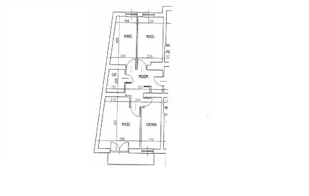 3 pokoje, mieszkanie 54,97 m², piętro 1, oferta nr , SMBEMU161, Warszawa, Mokotów, Mokotów, Al. Niepodległości
