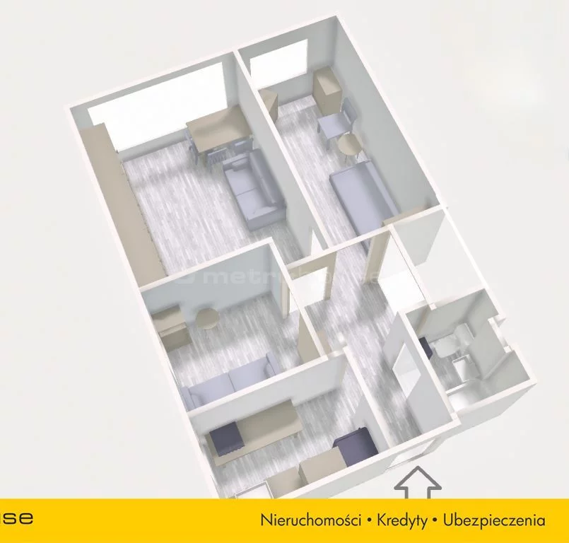 3 pokoje, mieszkanie 48,39 m², piętro 2, oferta nr , SMBIPU349, Warszawa, Praga Południe, Praga Południe, Bliska