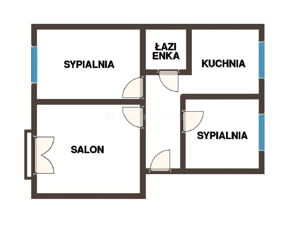 3 pokoje, mieszkanie 66,98 m², piętro 1, oferta nr , SMPEBU690, Rybnik, Bogusławskiego