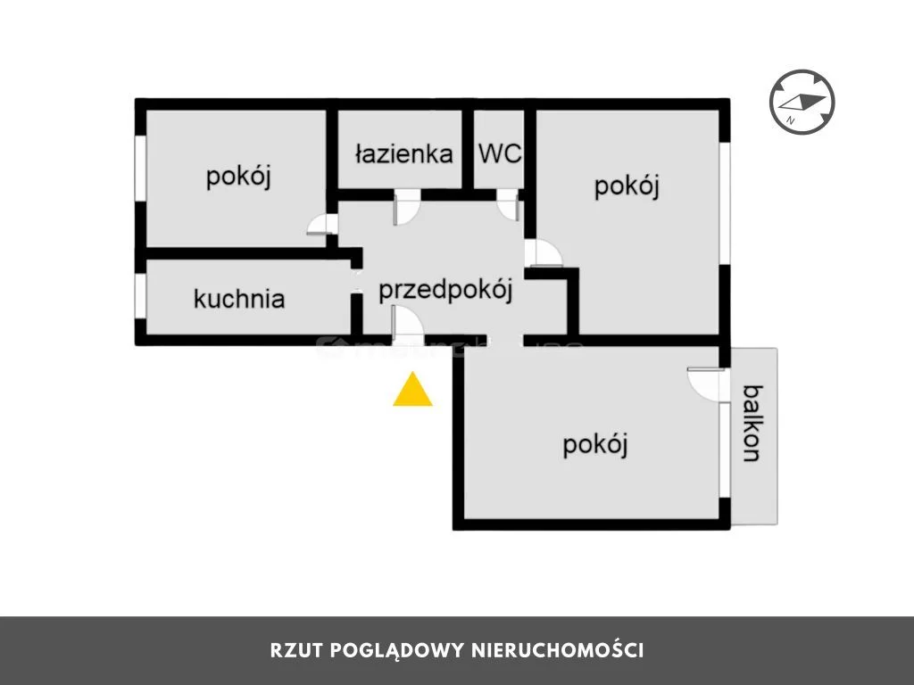 3 pokoje, mieszkanie 68,50 m², piętro 1, oferta nr , SMPIGE213, Kołobrzeg, Bolesława Krzywoustego