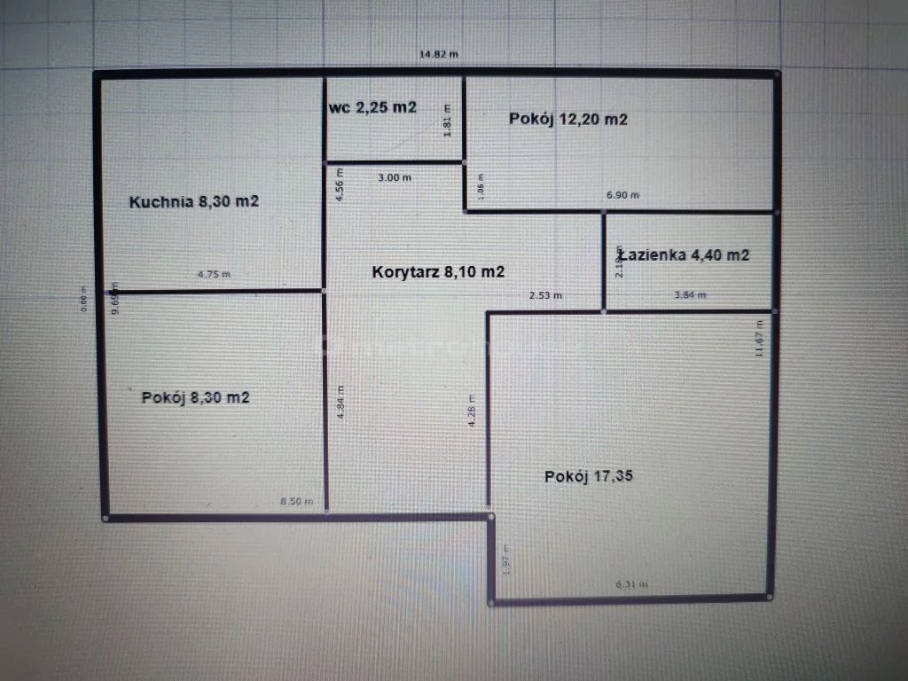 3 pokoje, mieszkanie 59,60 m², piętro 4, oferta nr , SMDINE147, Brodnica