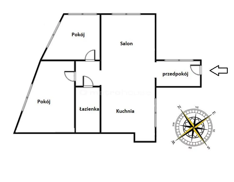 3 pokoje, mieszkanie 74,90 m², piętro 2, oferta nr , TUNY217, Kołobrzeg, Budowlana