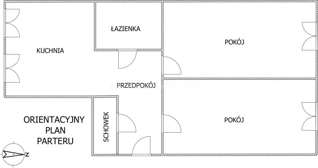 3 pokoje, mieszkanie 80,00 m², parter, oferta nr , SMFOHO410, Bukówko