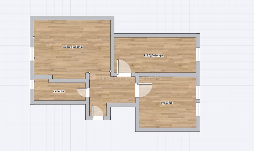 3 pokoje, mieszkanie 55,00 m², parter, oferta nr , SMFOJO635, Bytom, Śródmieście