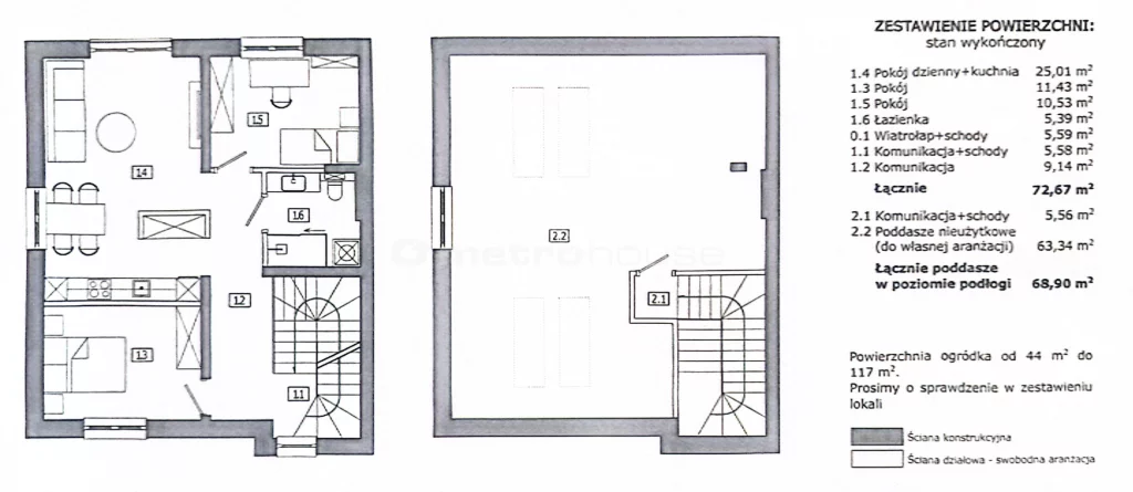 3 pokoje, mieszkanie 141,50 m², piętro 1, oferta nr , SMNIPA842, Warszawa, Wawer, Wawer, Celulozy