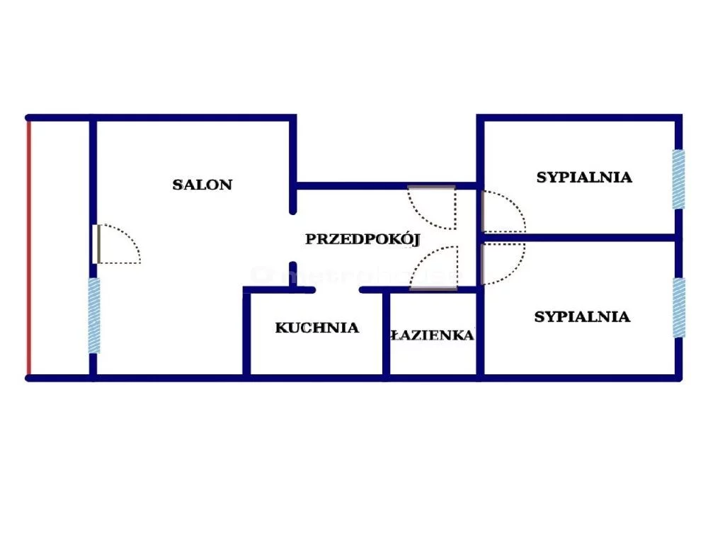 3 pokoje, mieszkanie 55,80 m², piętro 4, oferta nr , DAPO893, Rybnik, Chwałowicka
