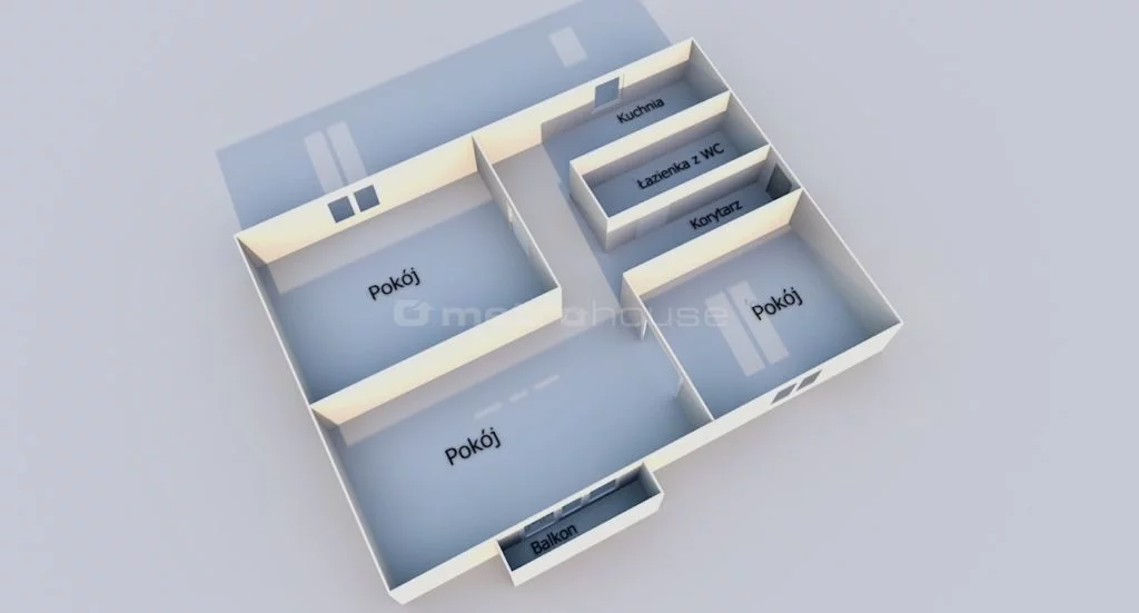 3 pokoje, mieszkanie 57,75 m², piętro 4, oferta nr , SMJECO827, Elbląg, Dąbka