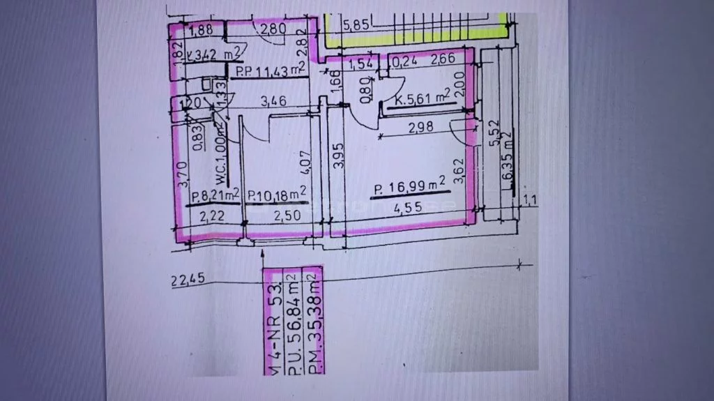 3 pokoje, mieszkanie 56,84 m², piętro 9, oferta nr , SMVUJA908, Dąbrowa Górnicza